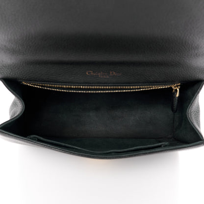 Christian Dior Grained Calfskin Medium Diorama Flap Bag Black 5 of 11
