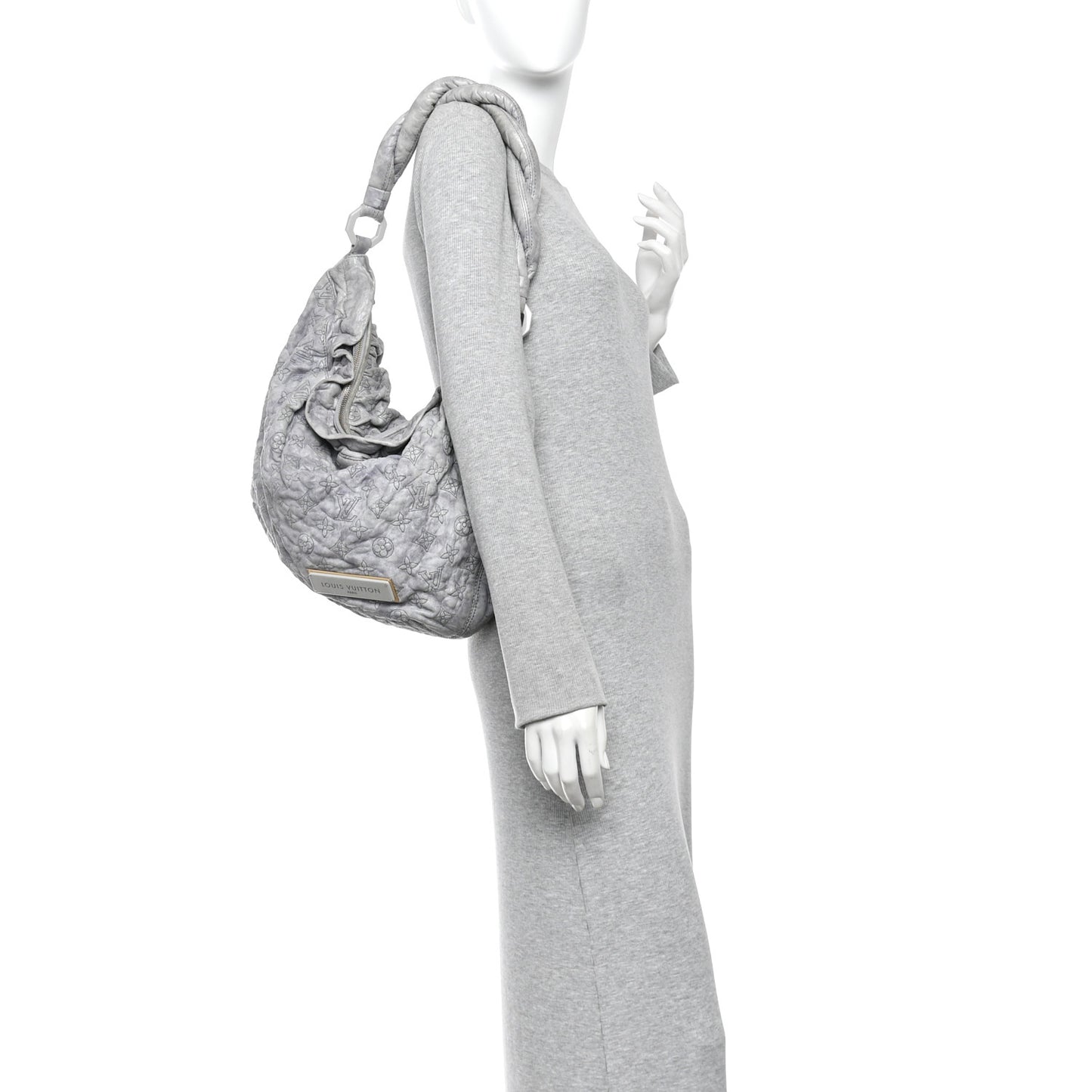 Lambskin Olympe Nimbus GM Gris Perle