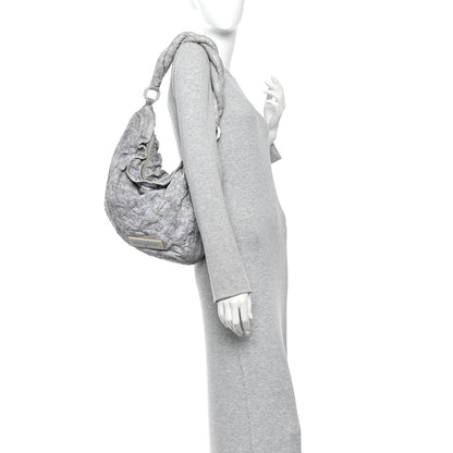 Louis Vuitton Lambskin Olympe Nimbus GM Gris Perle 2 of 13