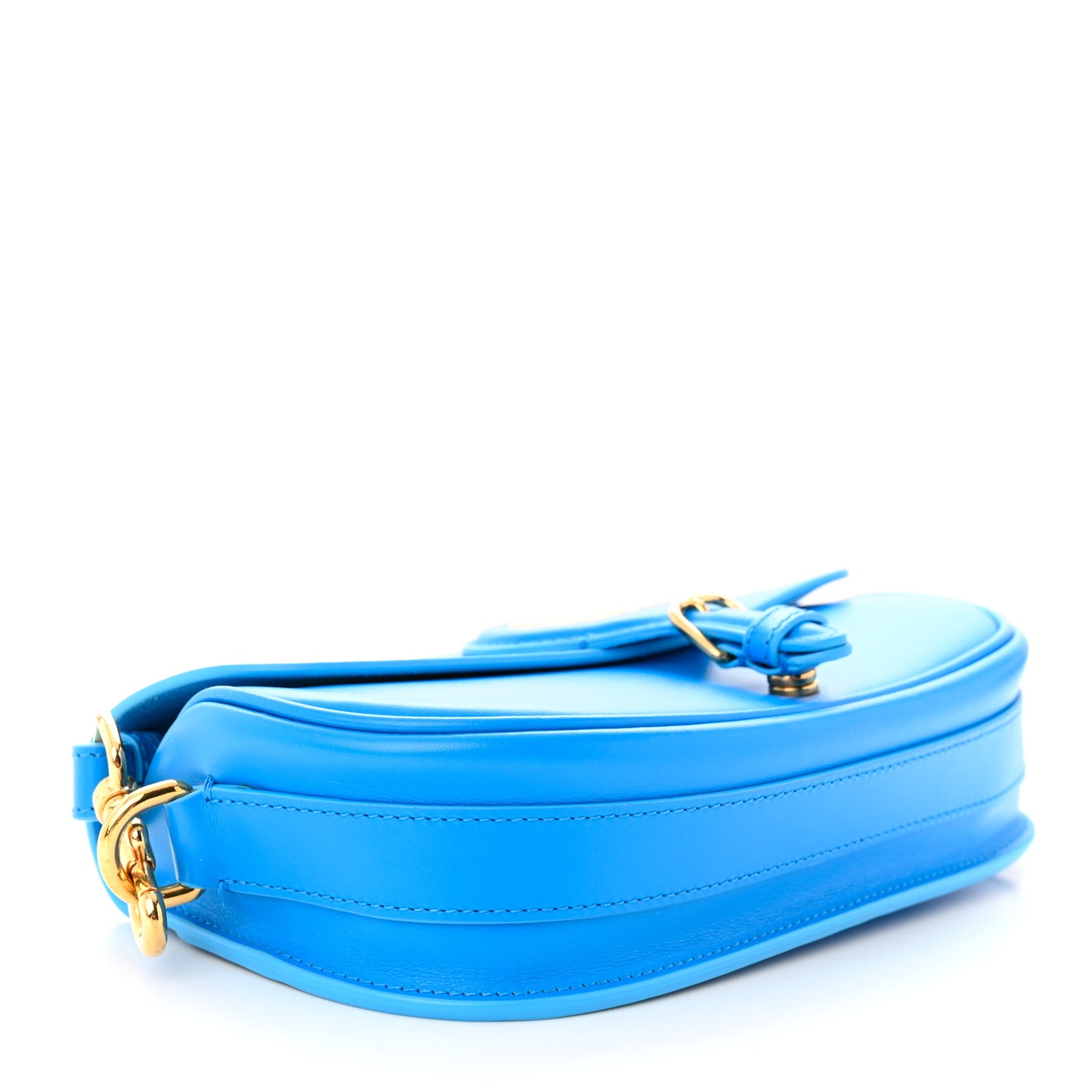 Box Calfskin East West Bobby Bag Reef Blue