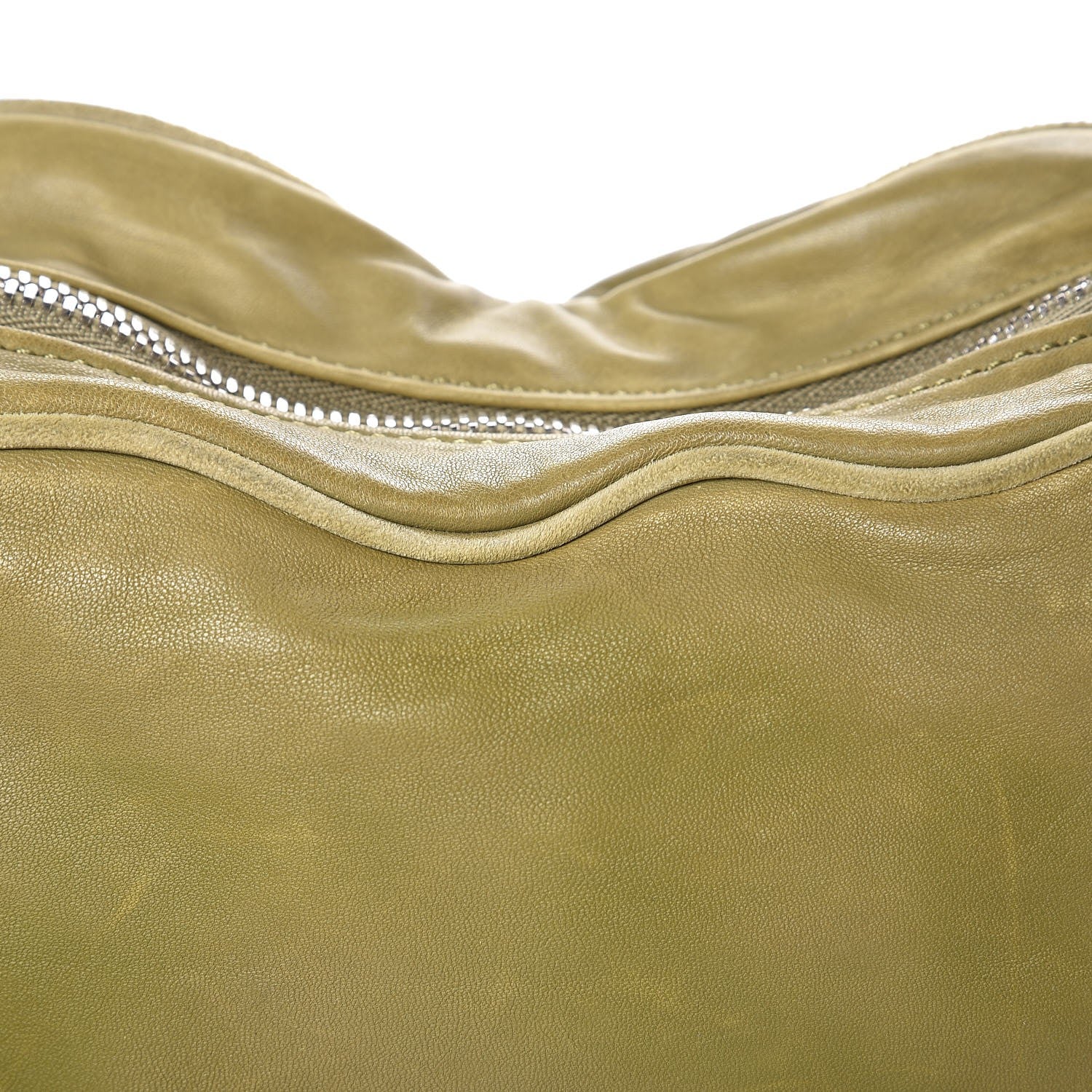 Alexander Wang Washed Lambskin Brenda Chain Shoulder Bag Chartreuse 11 of 13