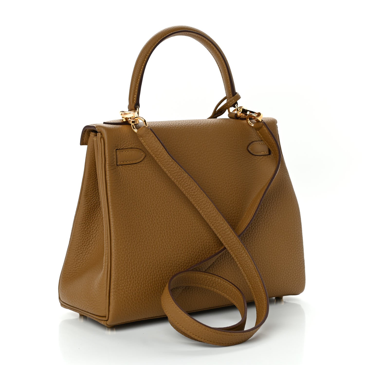Hermes Togo Kelly Retourne 25 Bronze Dore 2 of 9