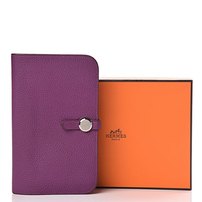 Hermes Togo Dogon Duo Wallet Ultraviolet 18 of 18