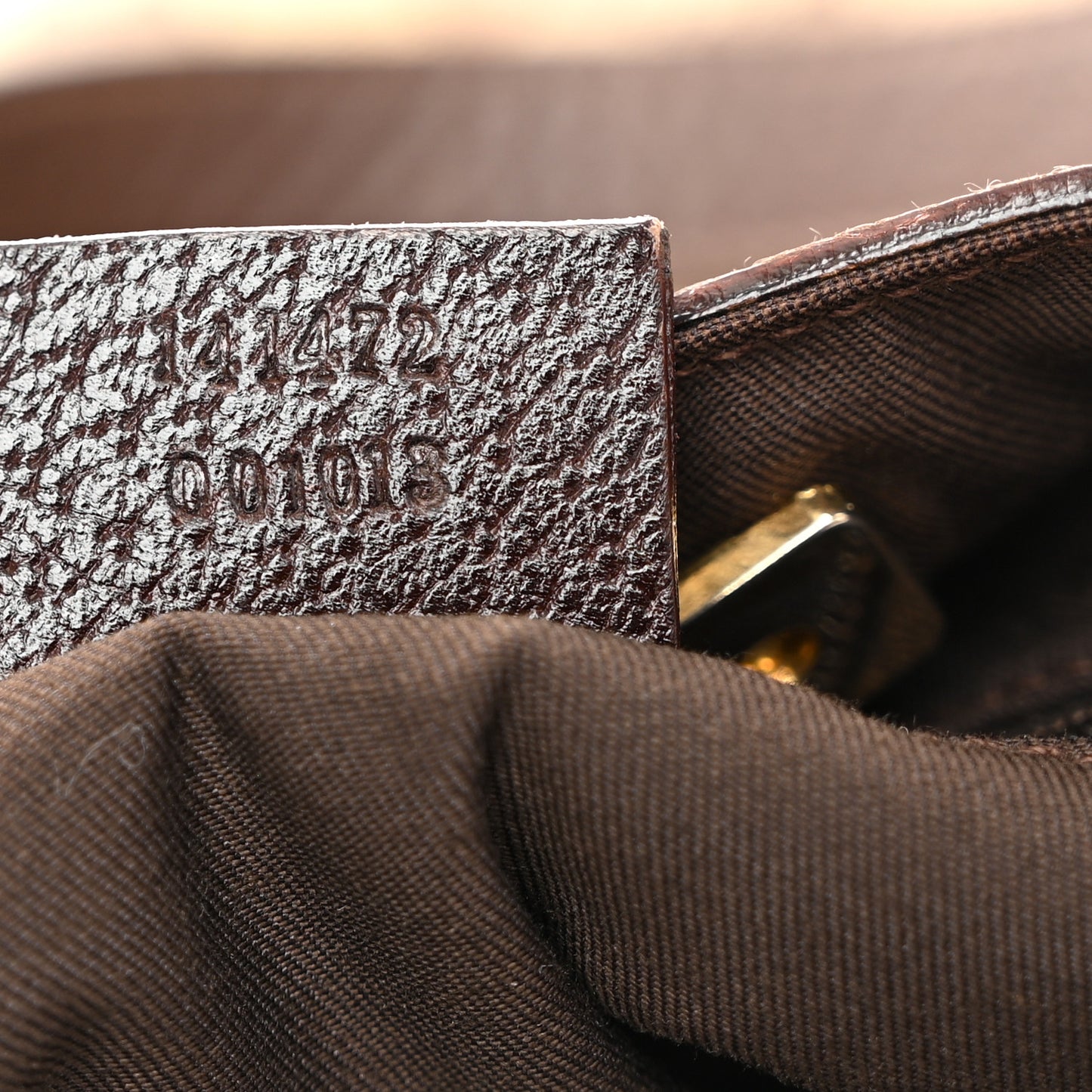 Monogram Large Abbey Tote Dark Brown