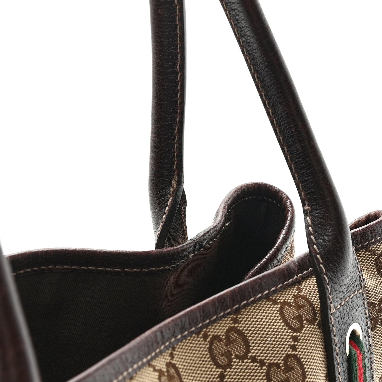 Monogram Medium Princy Tote Dark Brown