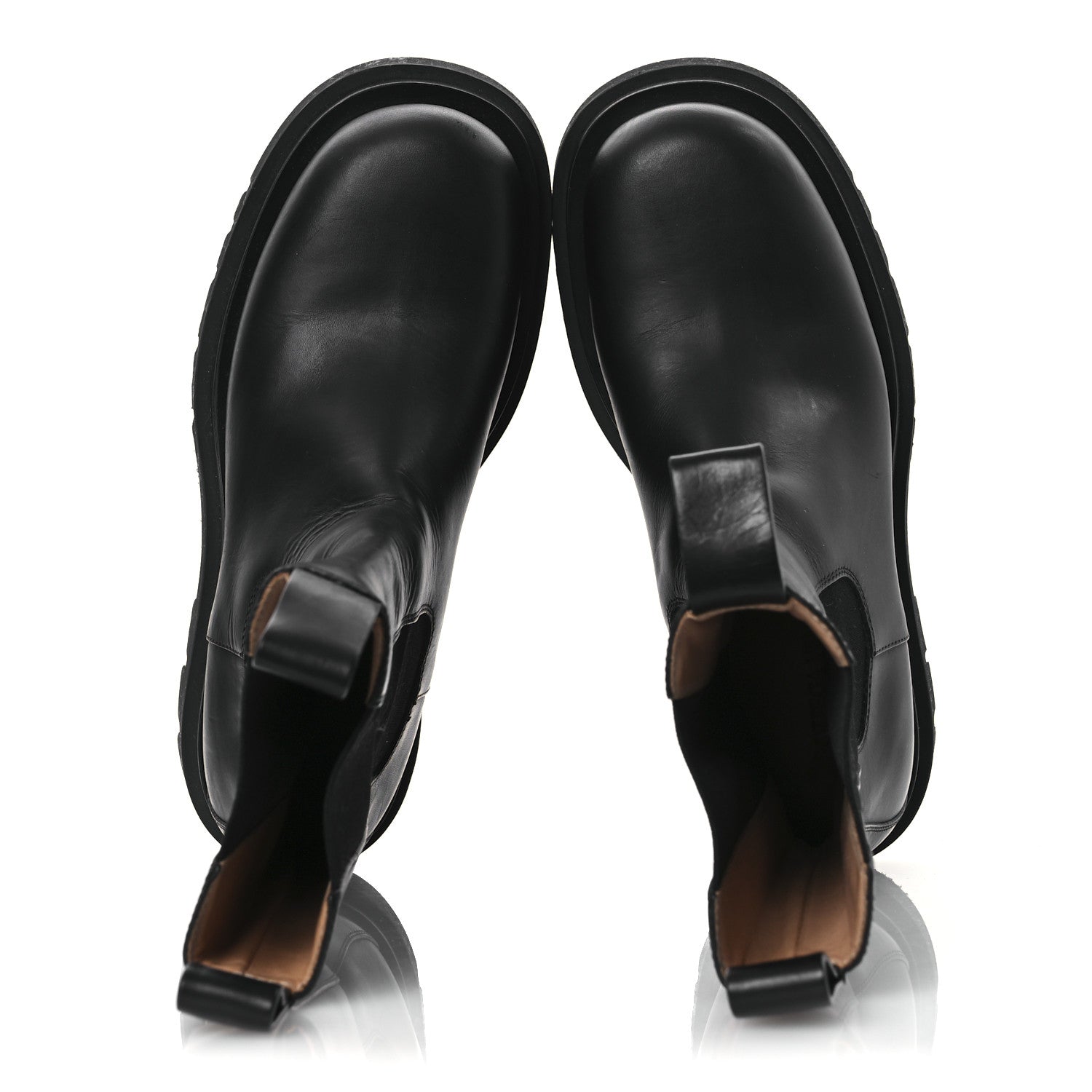 Bottega Veneta Calfskin The Lug Chelsea 55mm Boots 37 Black 2 of 12