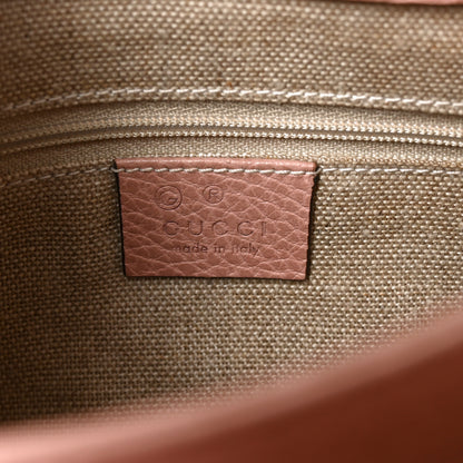 Gucci Dollar Calfskin Interlocking G Top Handle Shoulder Bag Soft Pink 6 of 10
