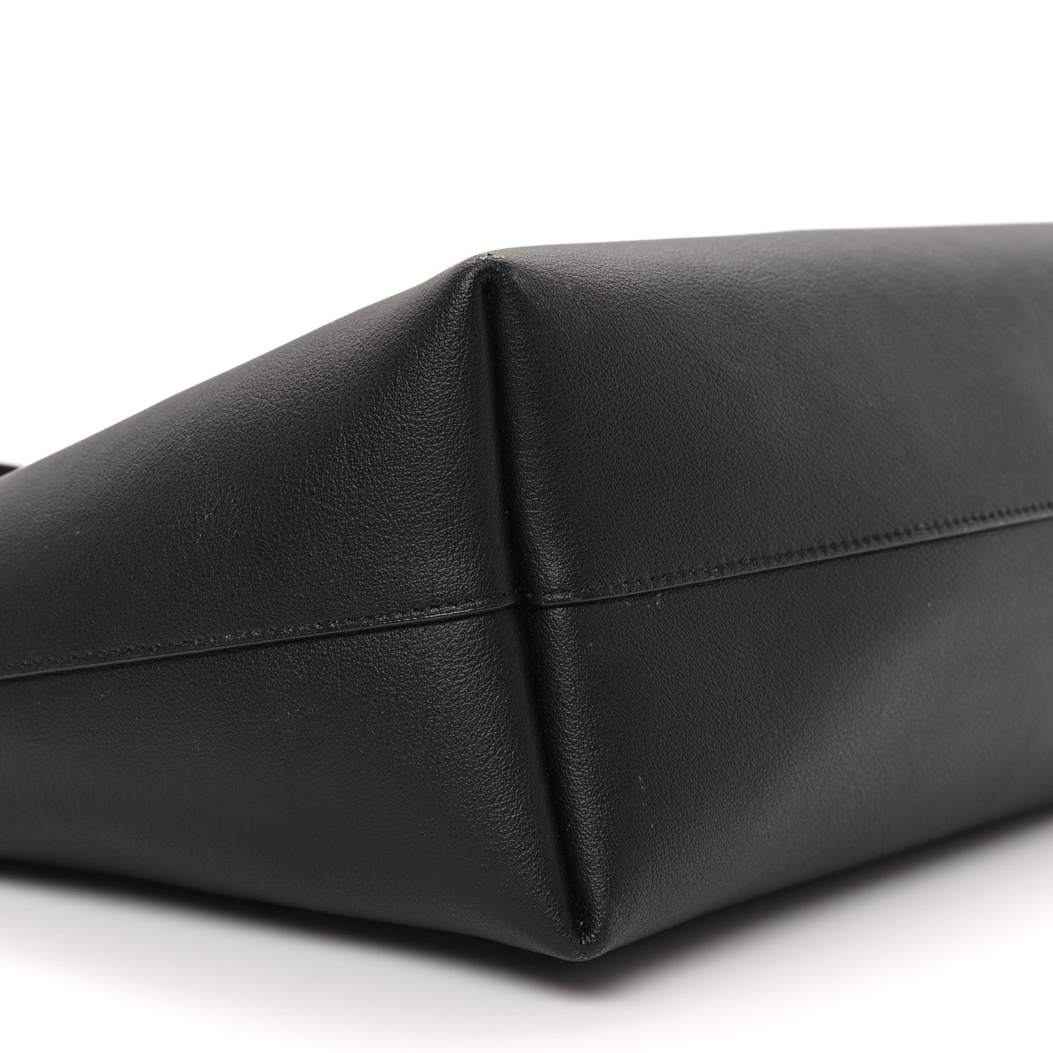 Saint Laurent Calfskin Large Shopping Tote Black 10 of 12