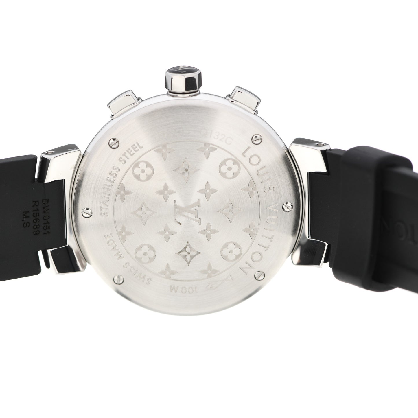 Stainless Steel Rubber 34mm Tambour Lovely Cup Quartz Watch Black