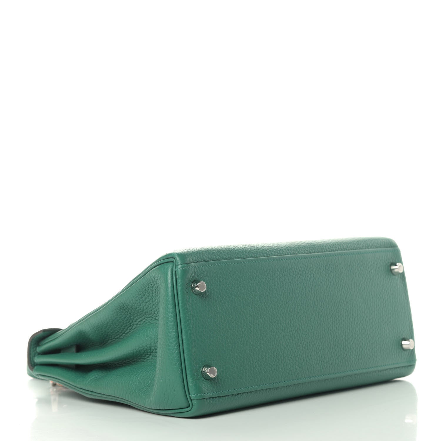 Hermes Taurillon Clemence Kelly Retourne 28 Vert Vertigo 3 of 9