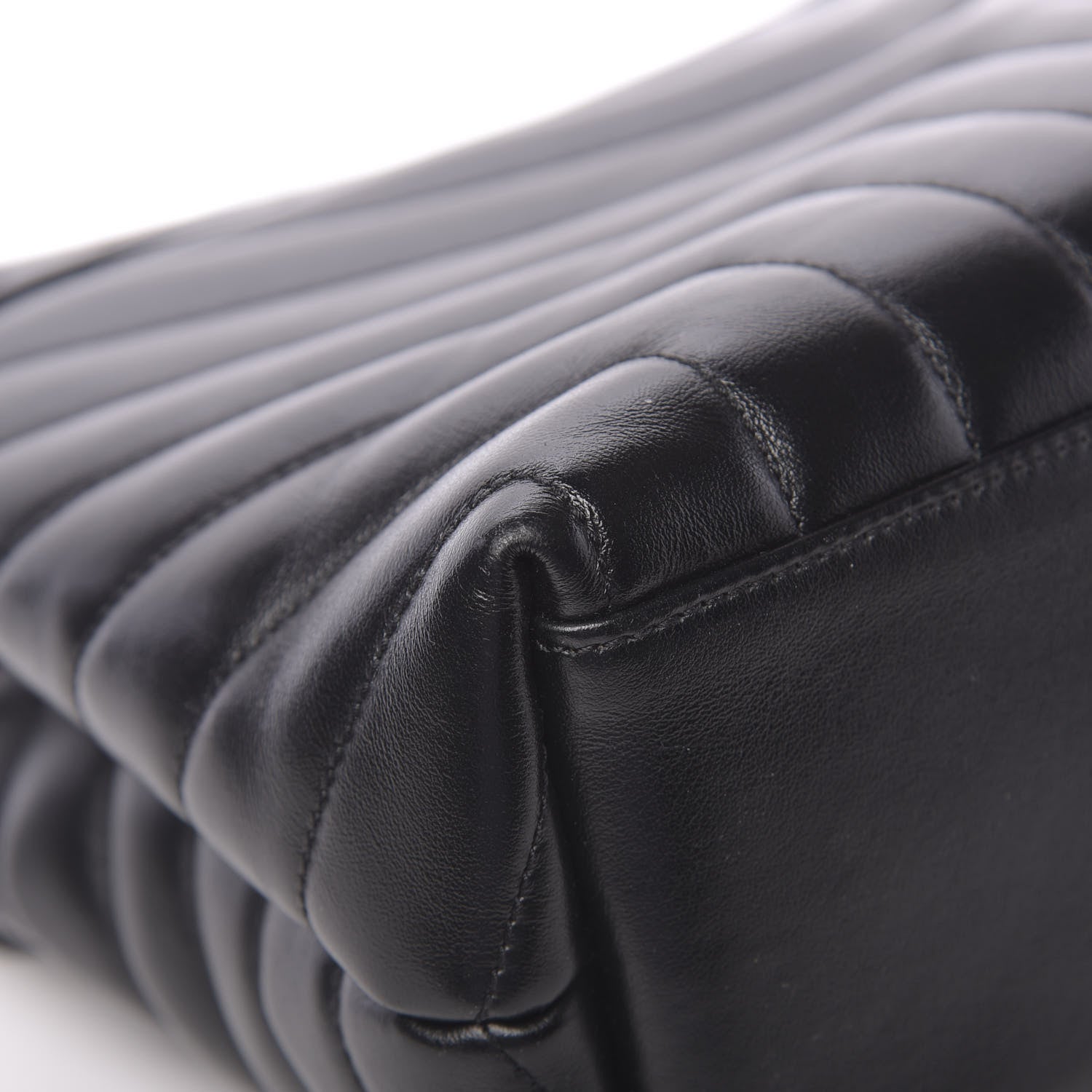 Saint Laurent Calfskin Y Quilted Monogram Medium Loulou Chain Satchel Black 13 of 13