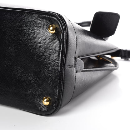 Prada Saffiano Vernice Open Promenade Tote Black 6 of 8