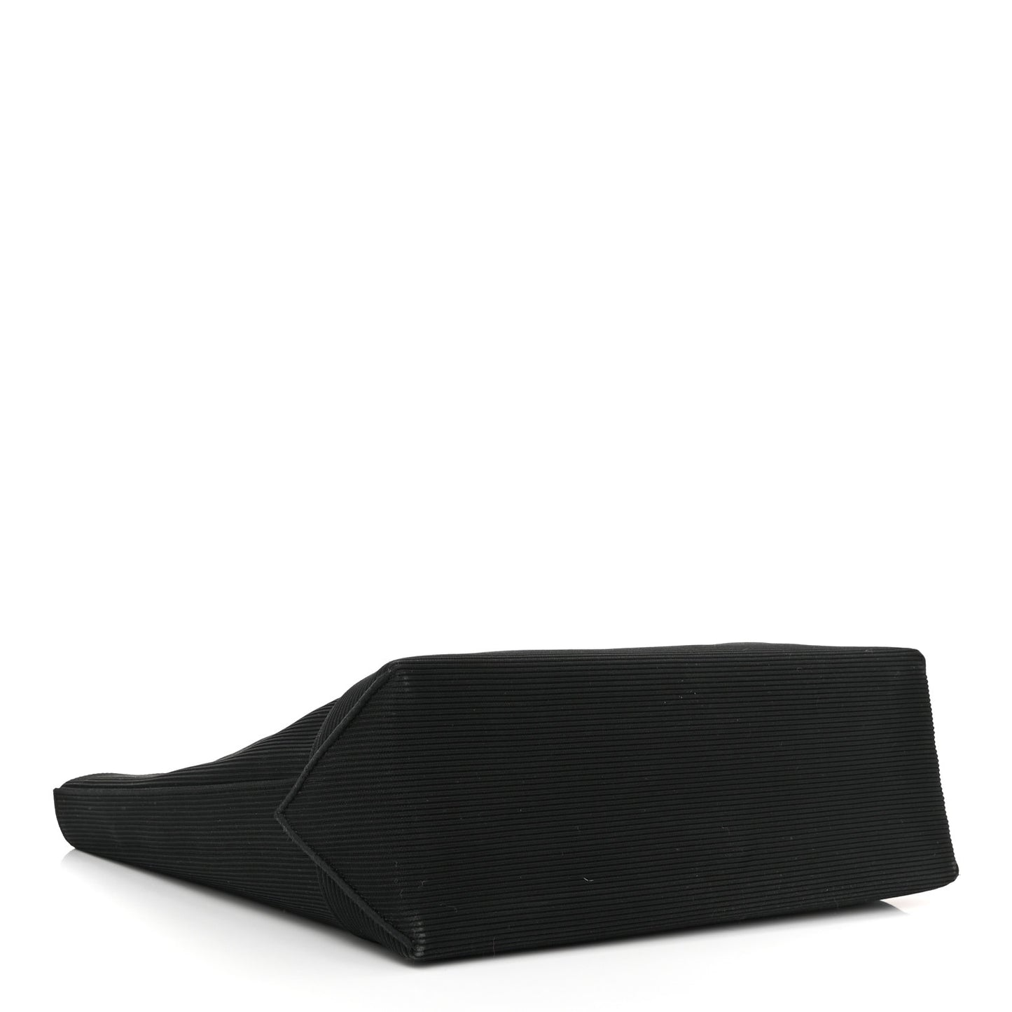 Ribbed Knit Ryan Tote Black