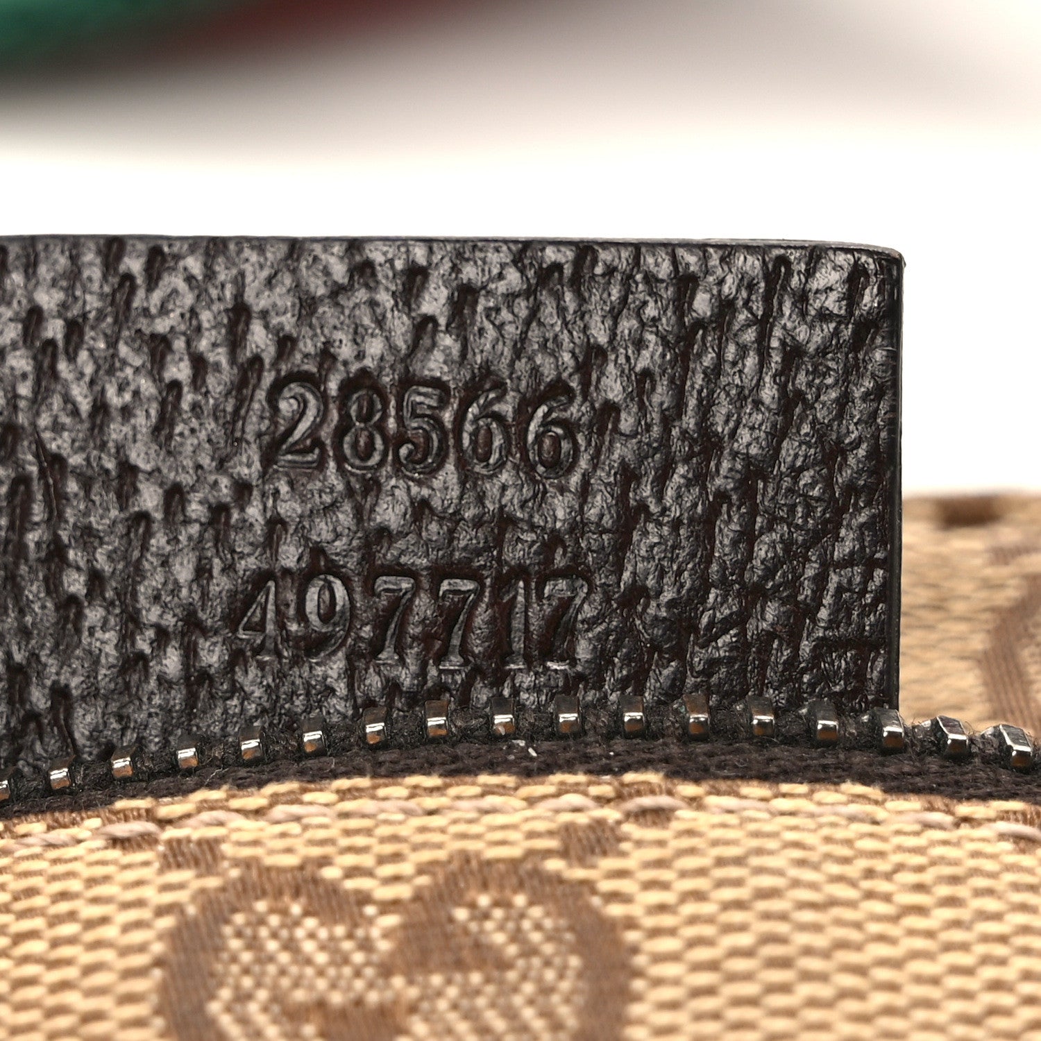 Gucci GG Monogram Web Double Pocket Belt Bag Dark Brown 7 of 12