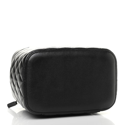 Chanel Caviar Quilted Large Vanity Pouch Black 7 of 18