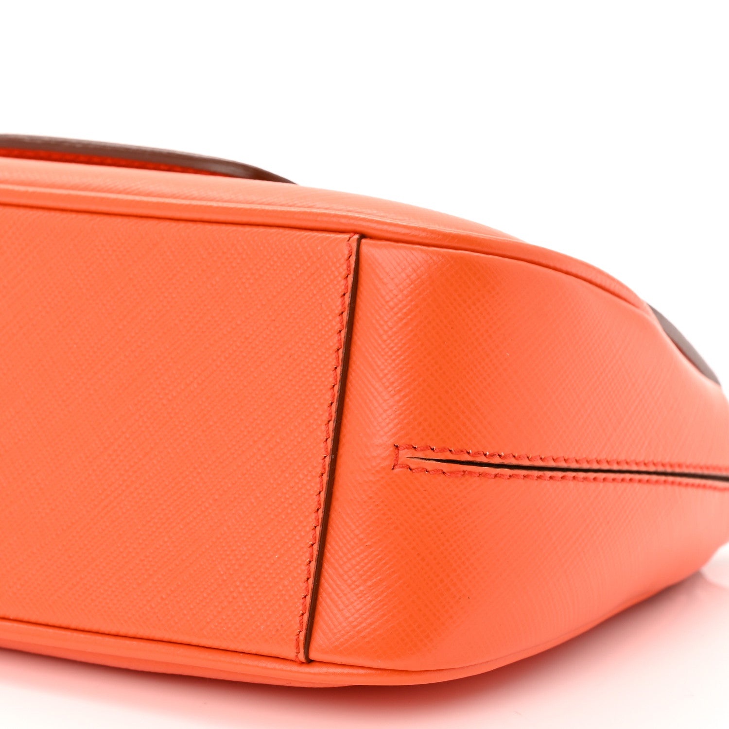 Salvatore Ferragamo Printed Calfskin Paris Crossbody Bag Orange 16 of 19