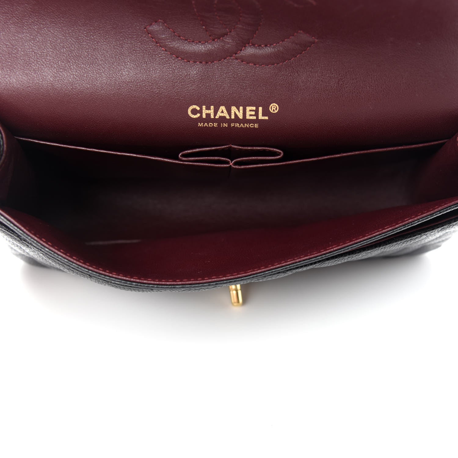 Chanel Caviar Quilted Medium Double Flap Black 5 of 12