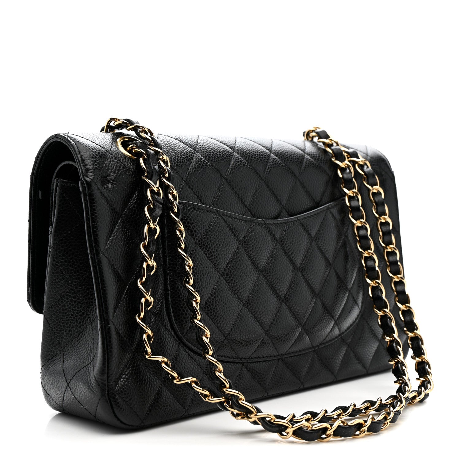 Chanel Caviar Quilted Medium Double Flap Black 3 of 11