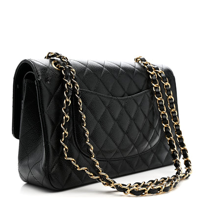 Chanel Caviar Quilted Medium Double Flap Black 3 of 11