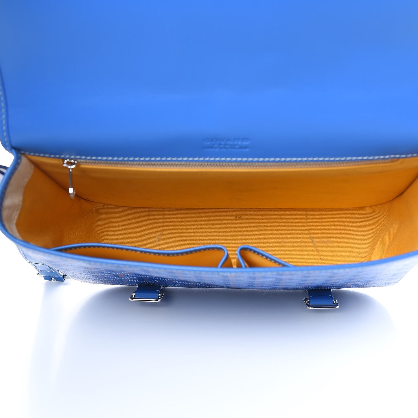 Goyardine Belvedere MM Messenger Bag Sky Blue