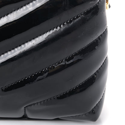 Saint Laurent Patent Y Quilted Monogram Toy Loulou Crossbody Bag Black 8 of 8