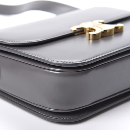 Celine Shiny Calfskin Medium Triomphe Grey 5 of 9