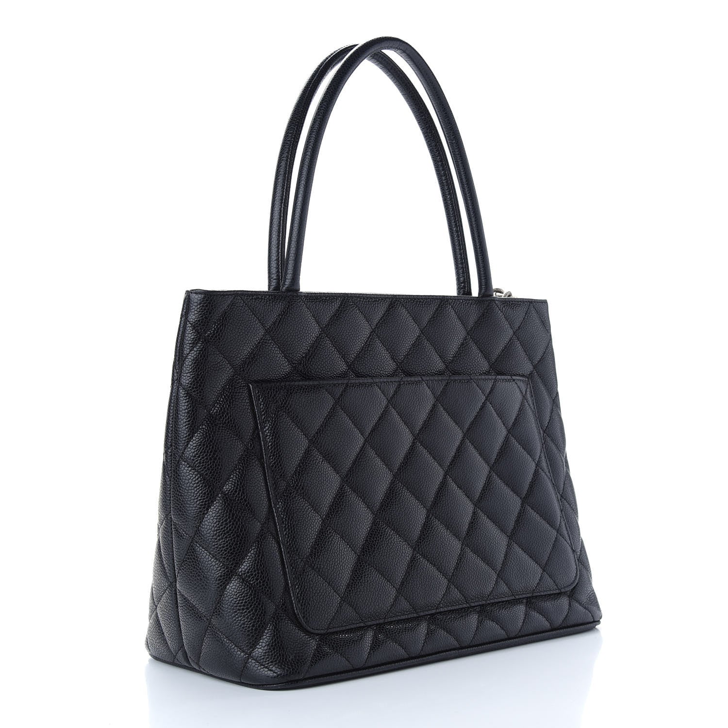 Chanel Caviar Quilted Medallion Tote Black 3 of 9