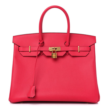 Hermes Epsom Birkin 35 Rose Extreme 1 of 14