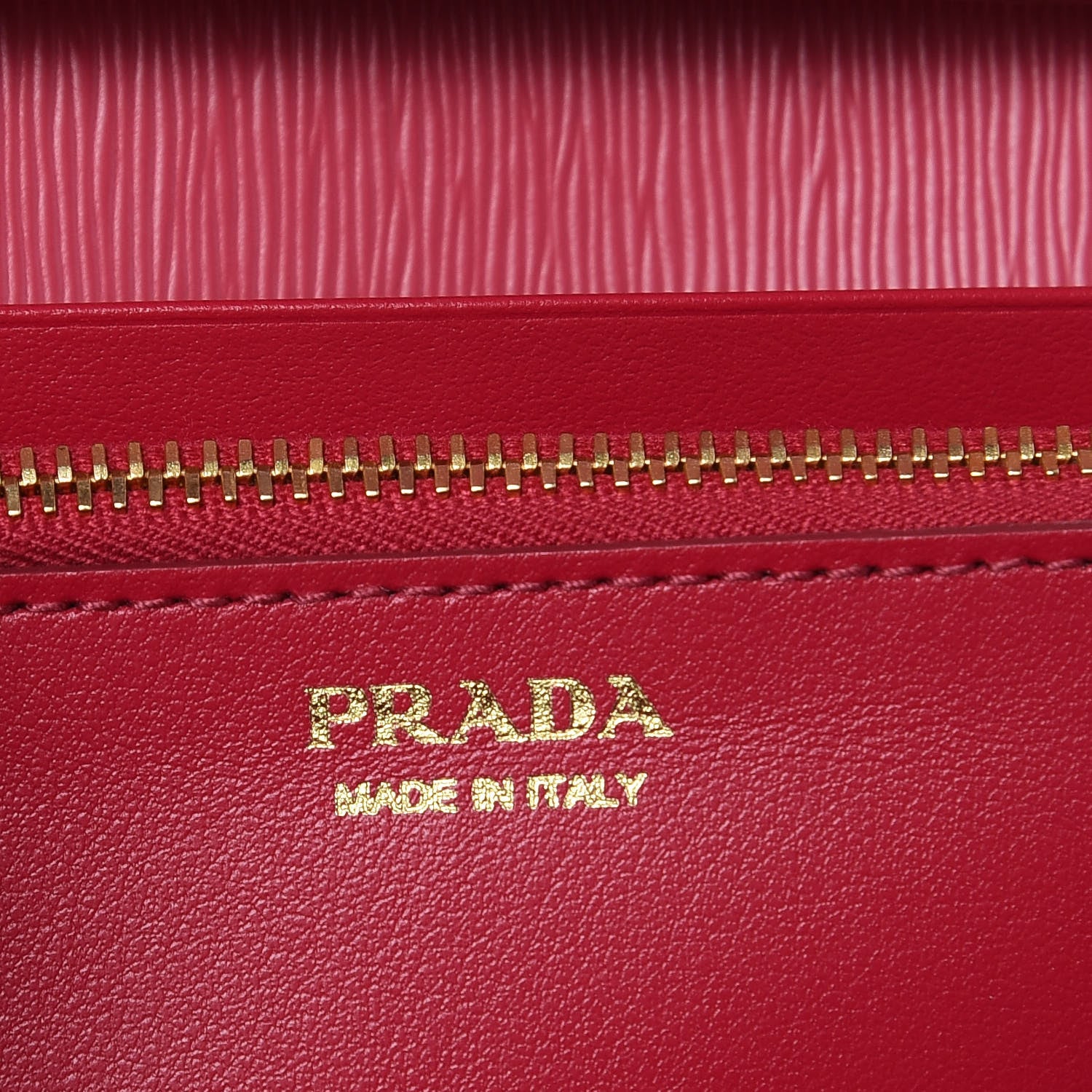 Prada Vitello Move Chain Wallet Peonia 6 of 10