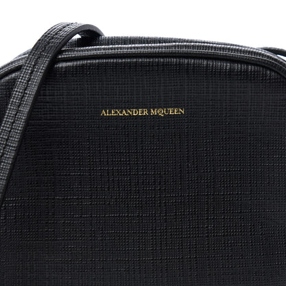 Alexander McQueen Textured Calfskin Mini Camera Bag Black 10 of 10