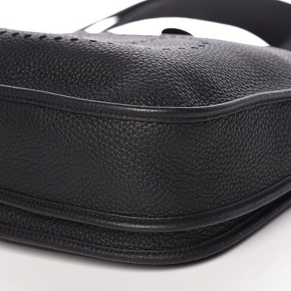 Hermes Taurillon Clemence Evelyne III PM Black 9 of 15