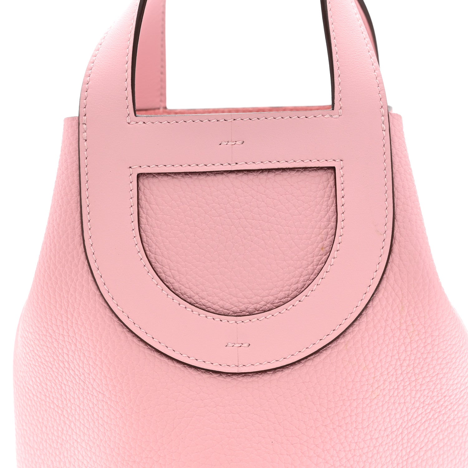 Hermes Taurillon Clemence Swift In-The-Loop 18 Bag Rose Sakura 8 of 11