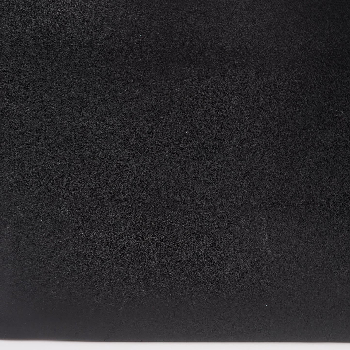 Calfskin Zipped Clutch Black
