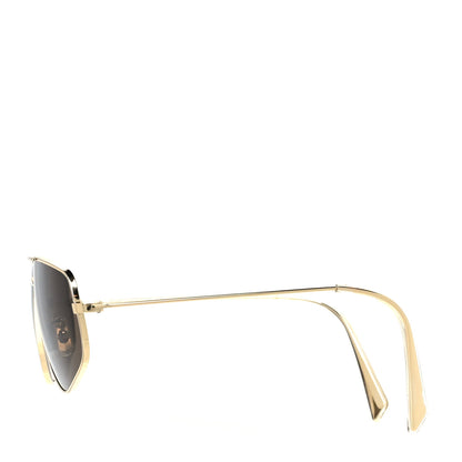Celine Aviator Sunglasses CL40083U Gold 3 of 7
