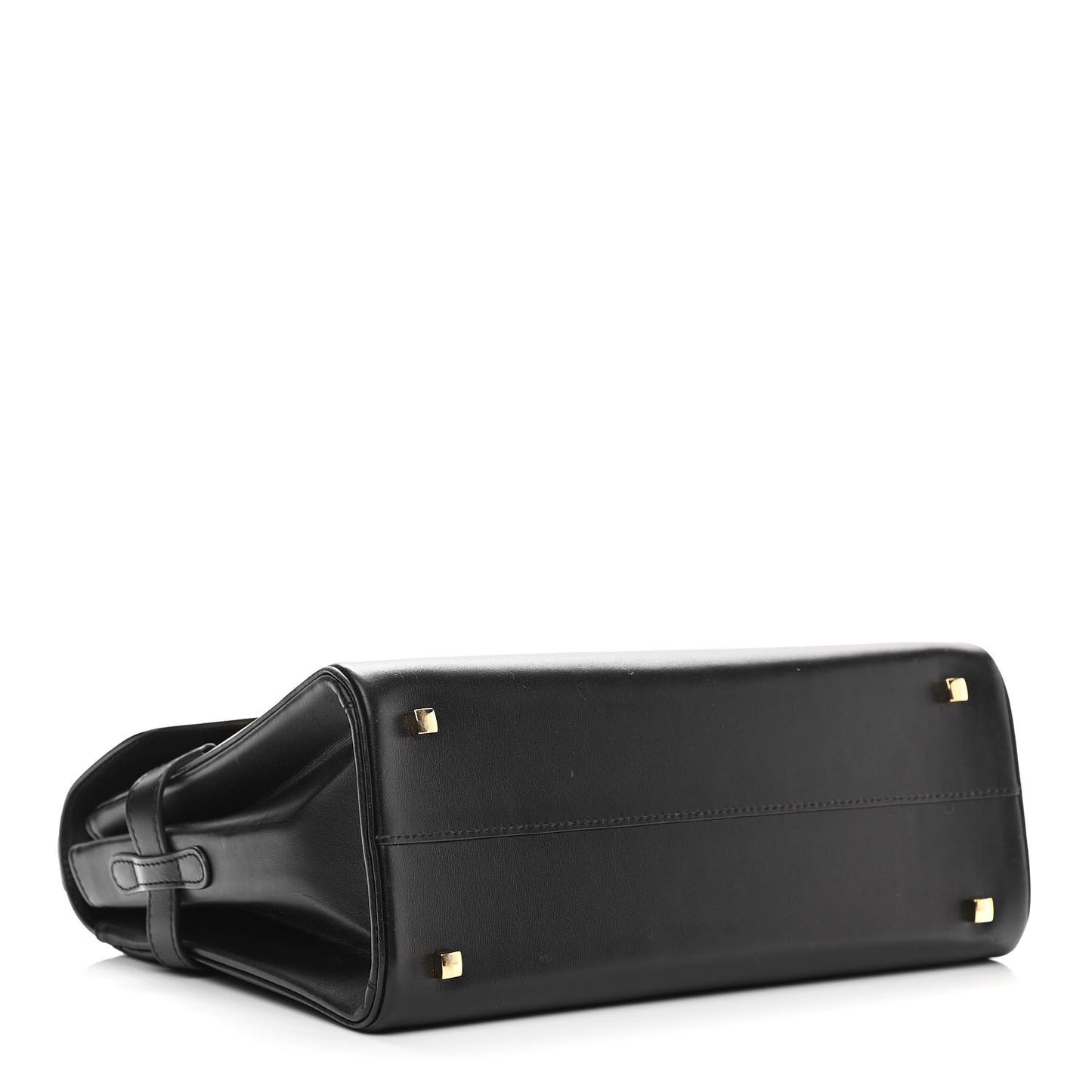 Calfskin MM Tempete Satchel Black