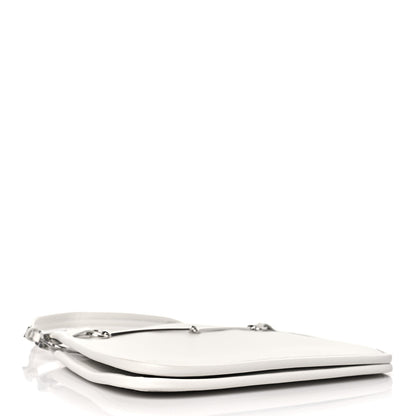 Gucci Calfskin Horsebit Slim Shoulder Bag White 4 of 9