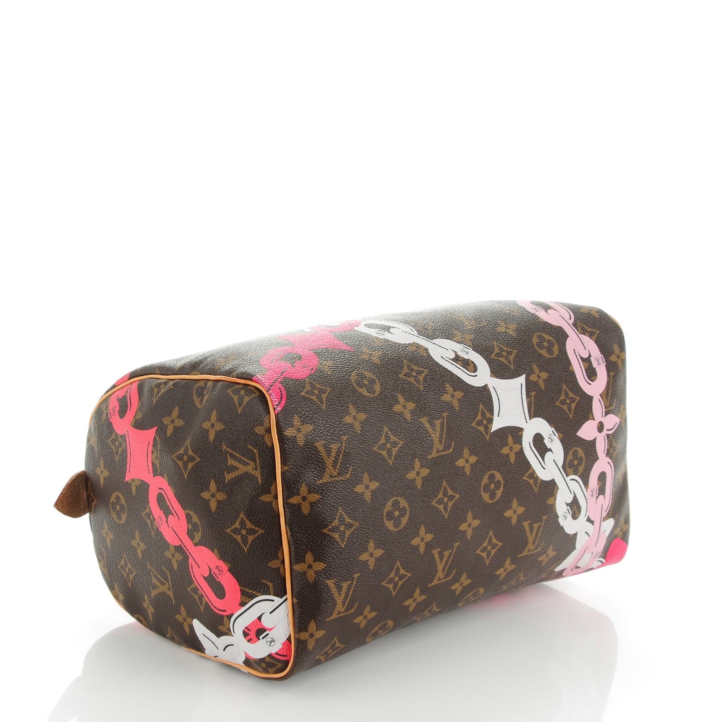 Monogram Bay Speedy 30 Rose Ballerine Poppy