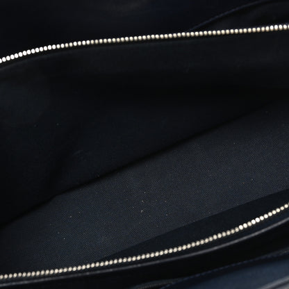 Chanel Caviar Quilted Timeless CC Soft Tote Navy Blue 5 of 10