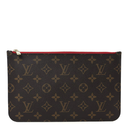 Louis Vuitton Monogram Neverfull MM GM Pochette Cherry 1 of 8