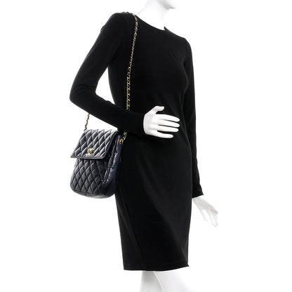 Chanel Lambskin Quilted Small Flap Navy 2 of 14