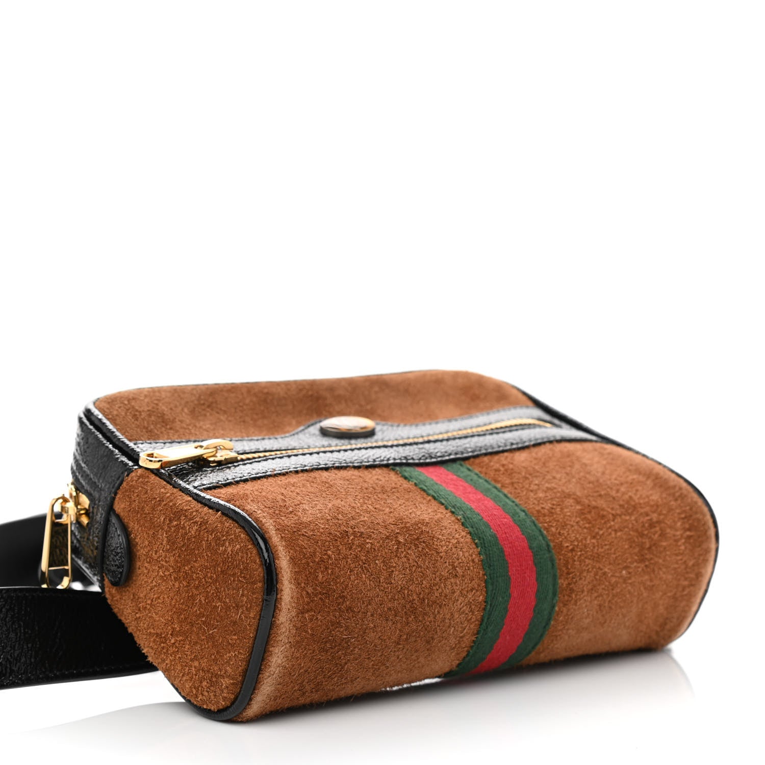 Gucci Suede Small Ophidia Belt Bag 75 30 Brown 4 of 9