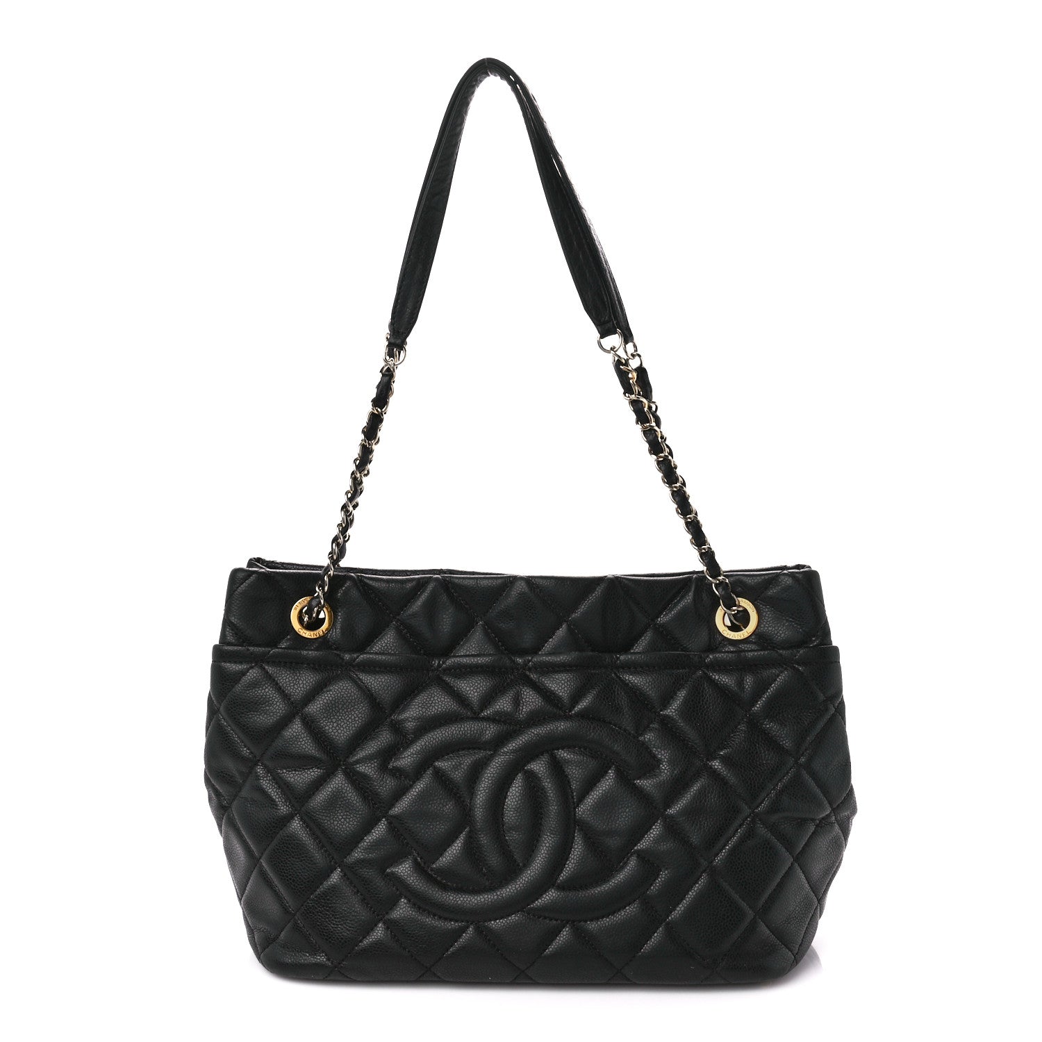 Chanel Caviar Quilted Timeless CC Soft Tote Black 1 of 11