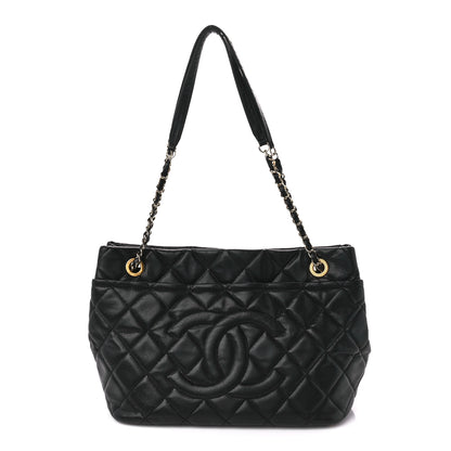 Chanel Caviar Quilted Timeless CC Soft Tote Black 1 of 11