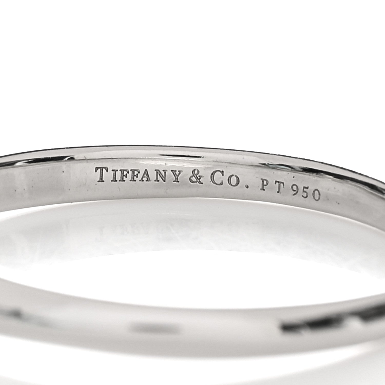 Tiffany Platinum Diamond .07ct Elsa Peretti Marquise Band Ring 64