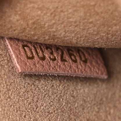 Louis Vuitton Grained Calfskin Lockme Chain Bag PM Rose Silk 19 of 30