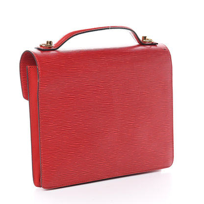 Louis Vuitton Epi Monceau Castillan Red 2 of 7