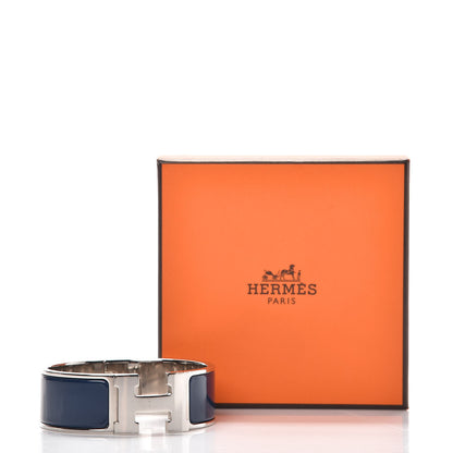 Hermes Enamel Wide Clic Clac H Bracelet PM Bleu Biarritz 6 of 6