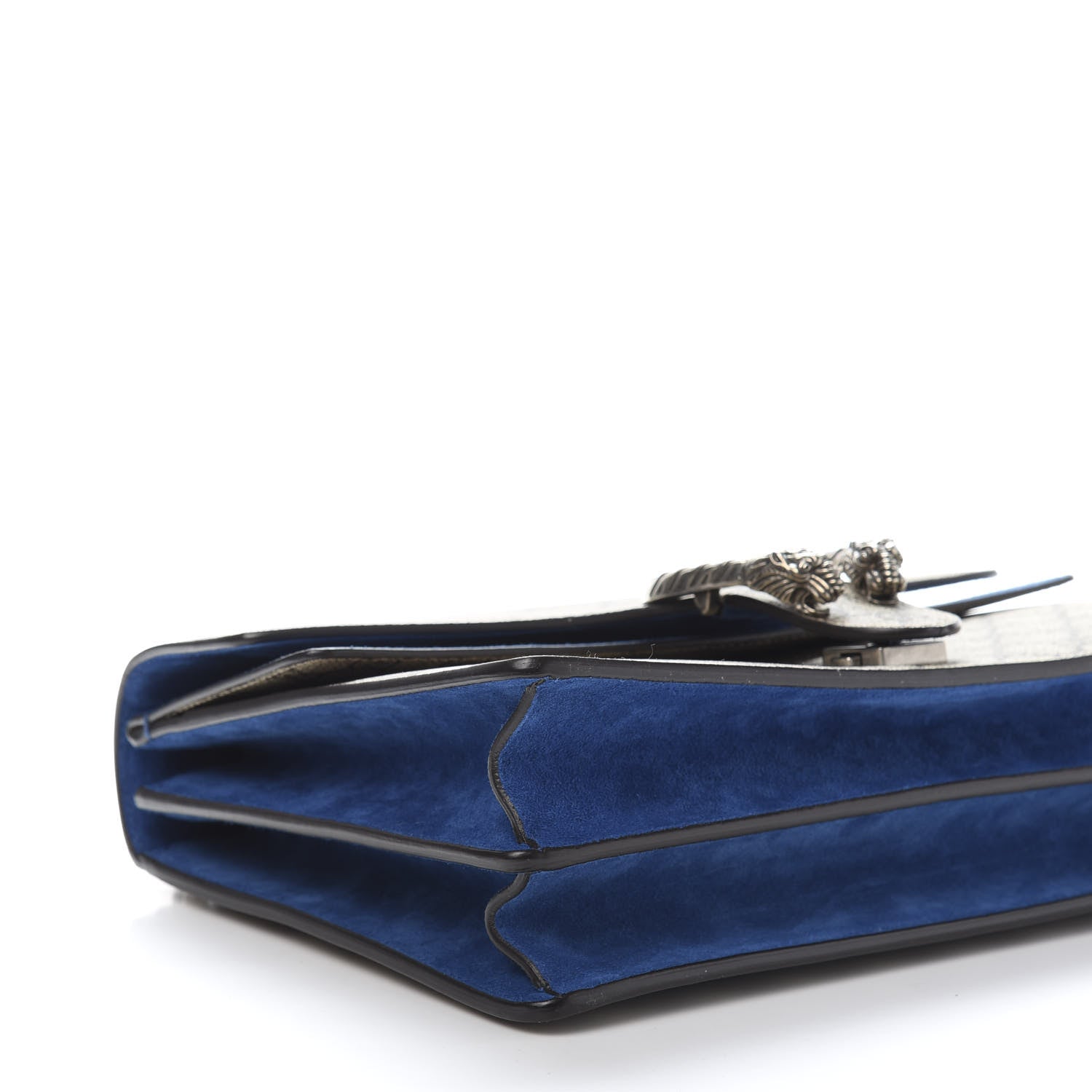 Gucci GG Supreme Monogram Medium Dionysus Shoulder Bag Blue 11 of 14