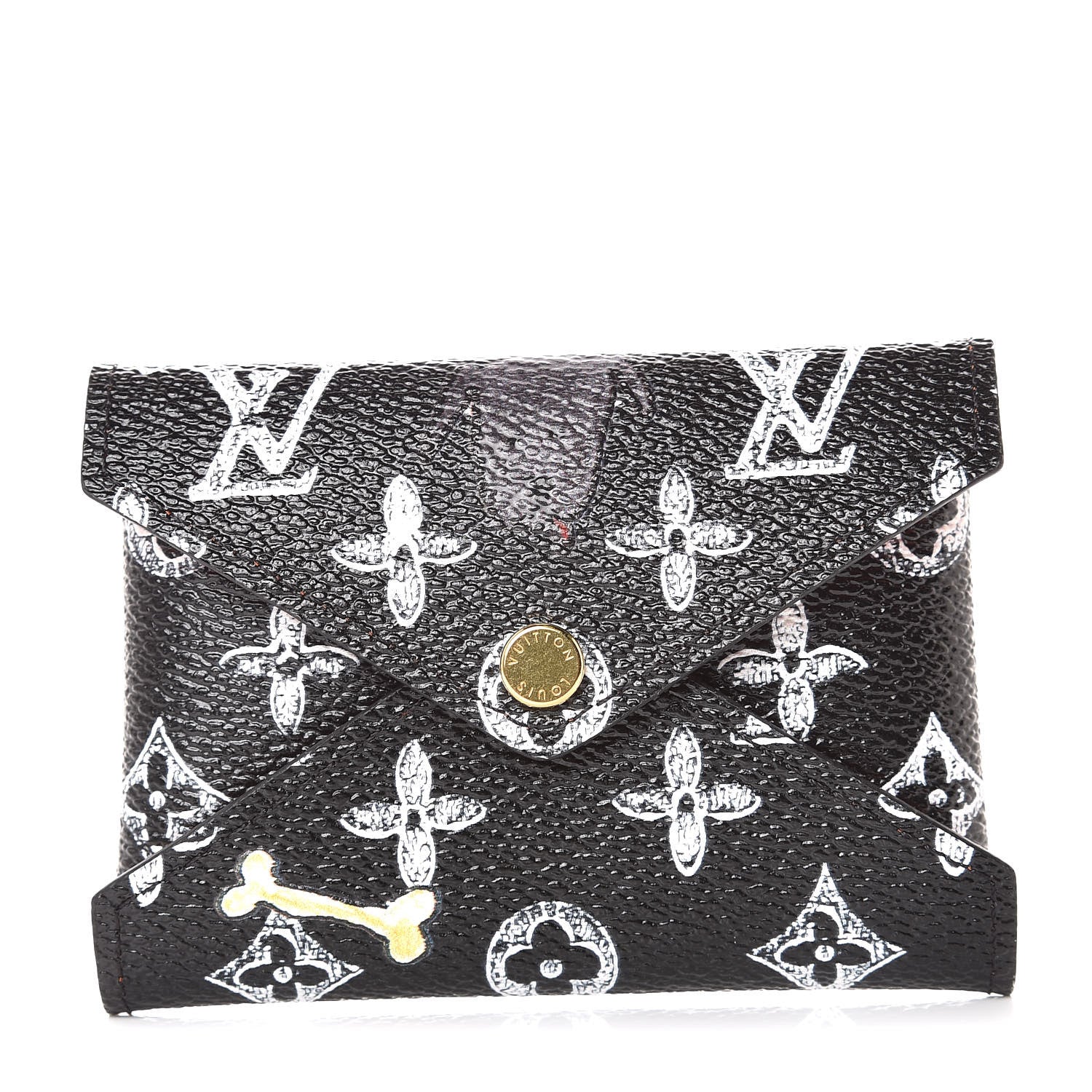 Louis Vuitton Catogram Small Kirigami Pochette Insert Black White 1 of 7