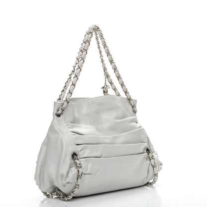 Chanel Lambskin Large Sharpei Bag White 3 of 7